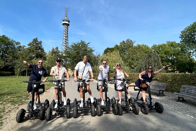 Scooter tours to Prague Castle and views. - Meeting at Míšeňská 72, getting your scooter gear, and starting smart