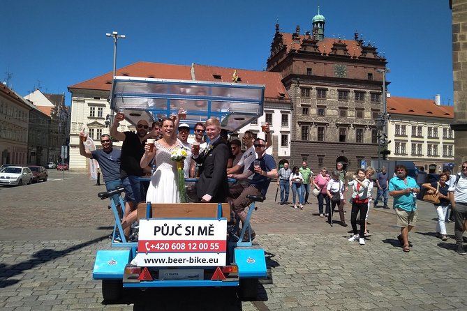 Sightseeing Tour in the Czech Republic: Beer Bike in Pilsen - Meeting at DEPO2015, the starting point with a party mood
