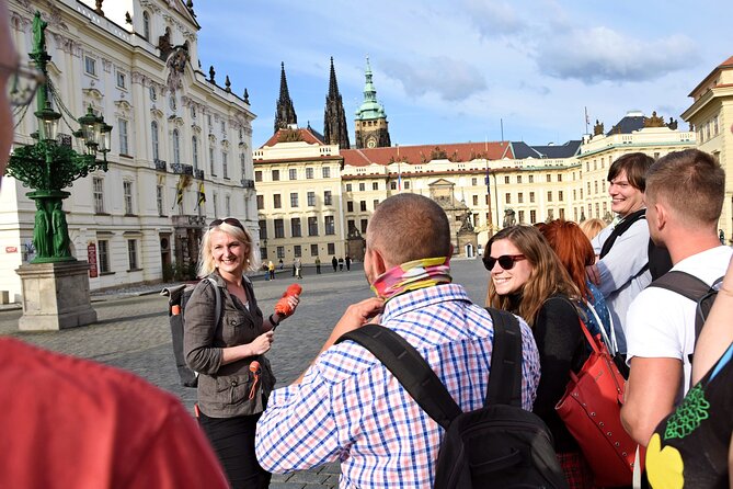Small-Group Half-Day Prague Walking Tour - Prague Castle area: St. Vitus Cathedral outside and the best skyline angles