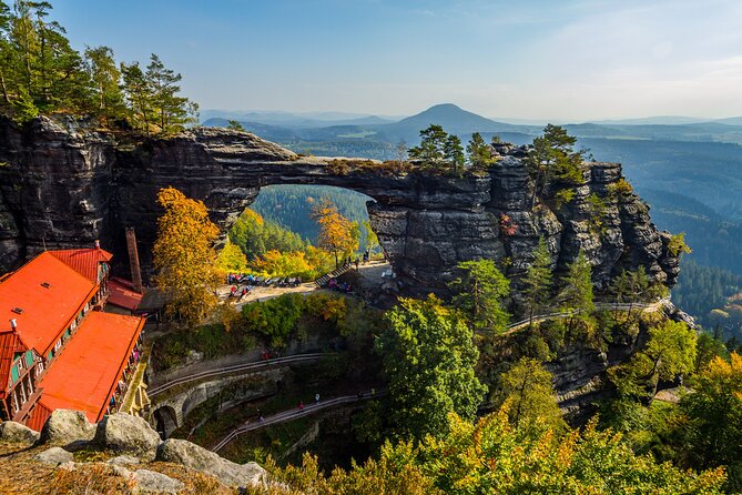 Stunning Views of Bohemian Switzerland: Gate, Tisa Rocks, Bastei - Prague to Northern Bohemia, the day starts smooth