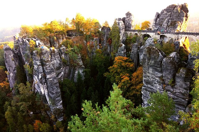 Terezin & Bohemian Switzerland from Prague: Bastei, Narnia & Café - Dresden in the winter edition: architecture and Advent atmosphere