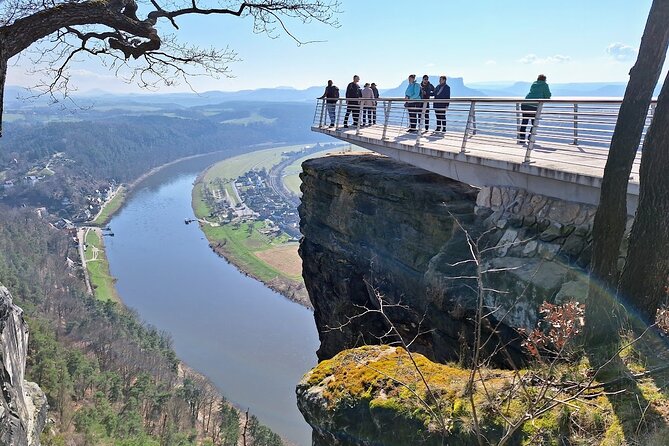 The Best of Bohemian and Saxon Switzerland Day Trip from Prague - Pravcická brána in summer, Tisá Rocks in winter