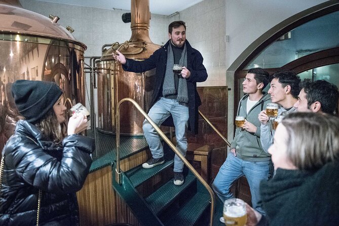 The Castle Side Breweries & Pubs small-group with PragueWay - Stop 3, U Černého vola: Black Lager Flavor Plus a Beer Snack