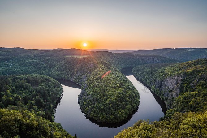 Trip to Viewpoint Maj Czech Horseshoe Bend - The Viewpoint Itself: Vyhlidka Maj and Czech Horseshoe Bend
