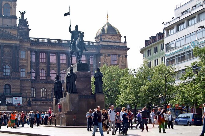 Ultimate Prague Private Walking Tour - Charles Bridge, then the New Town power spine at Wenceslas Monument