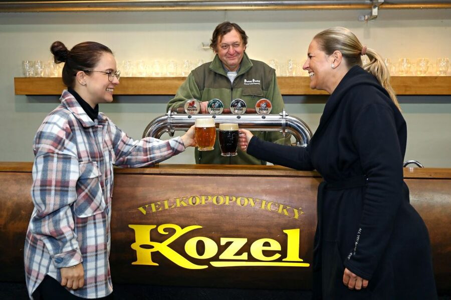 Velke Popovice: Kozel Brewery Tour with Beer Tasting - The historic brewery house built in 1928