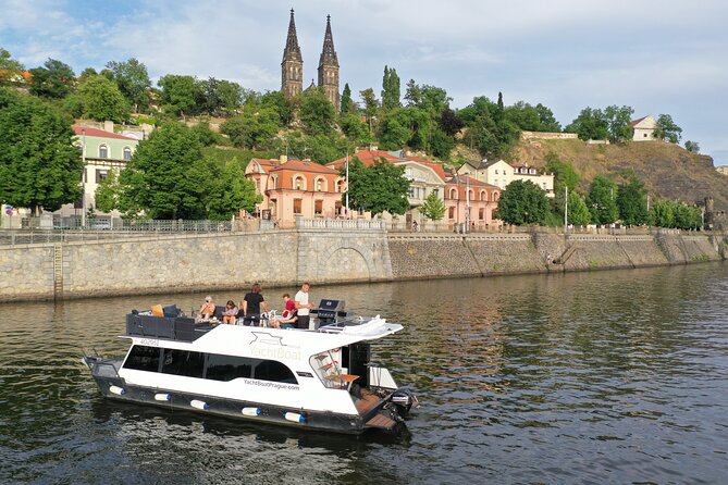 VIP Prague YachtBoat ONE Experience: All-You-Can-Drink - The yacht experience: windows, space, and a captain who sets the tone